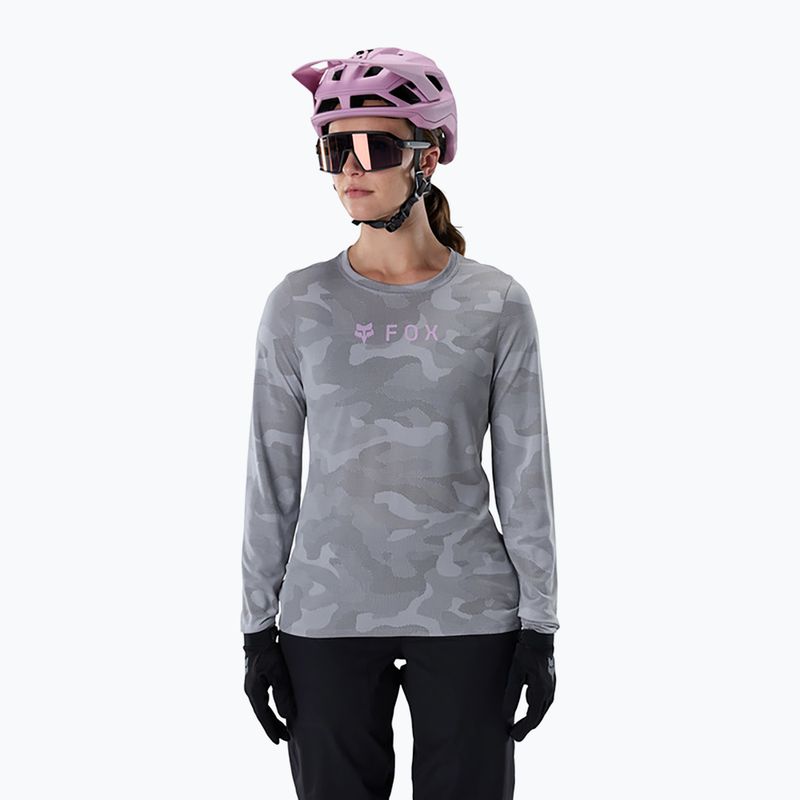 Longsleeve rowerowy damski Fox Racing Ranger Tru Dri pewter