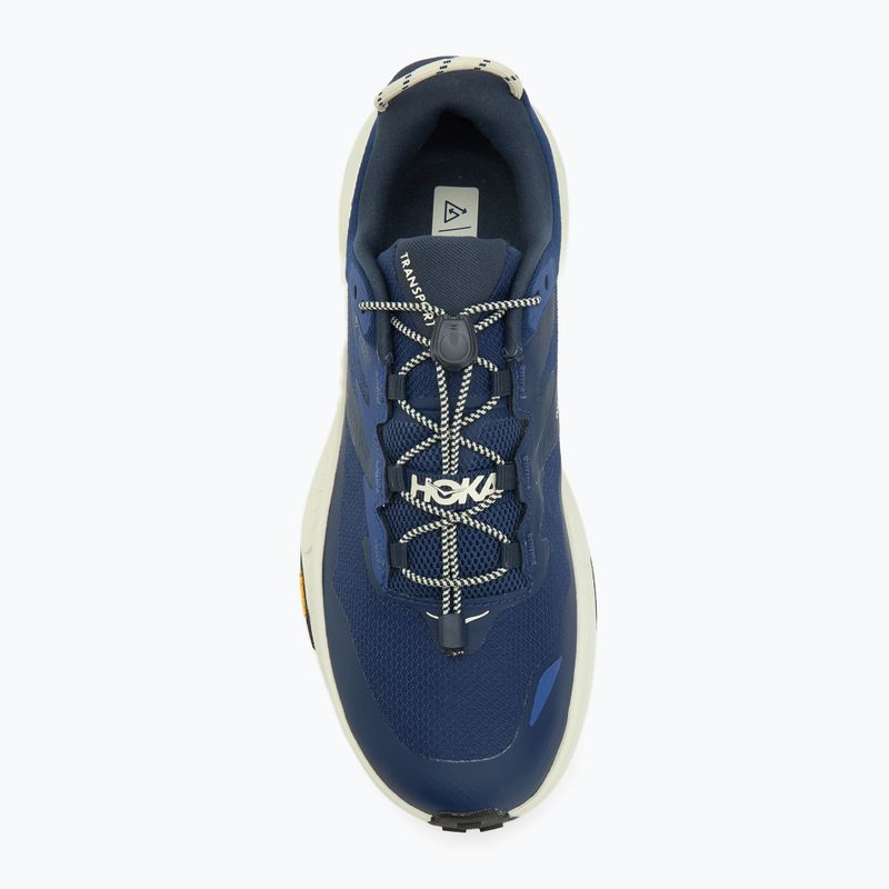 Buty męskie HOKA Transport GTX midnight blue/truffle salt 5