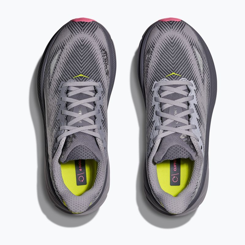 Buty do biegania damskie HOKA Clifton 9 GTXgrey skies/foggy green 8