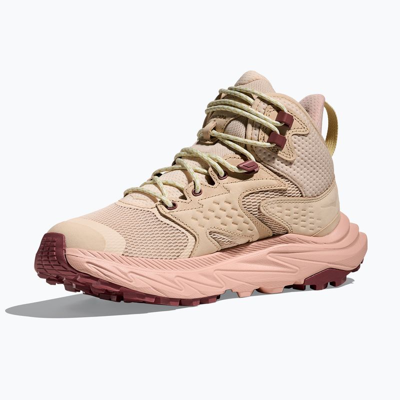Buty turystyczne damskie HOKA Anacapa 2 Mid GTX oak/rose latte 4