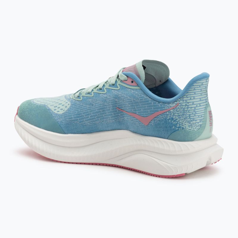 Buty do biegania dziecięce HOKA Mach 6 jadeite/alpine blue 3