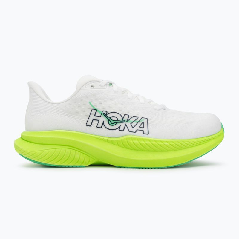 Buty do biegania męskie HOKA Mach 6 white/neon lime 2