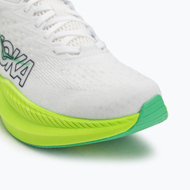 Buty do biegania męskie HOKA Mach 6 white/neon lime 7