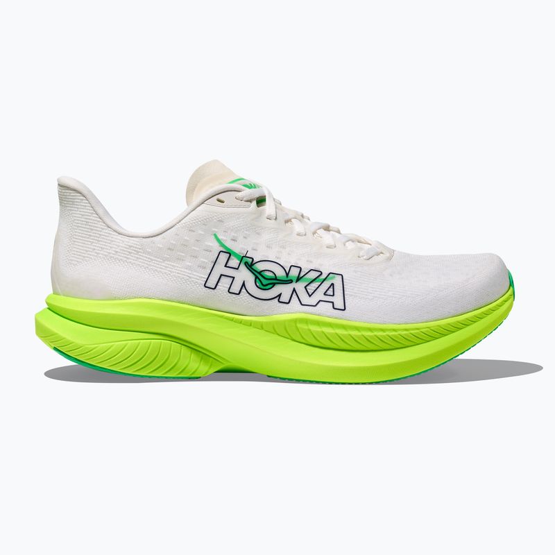 Buty do biegania męskie HOKA Mach 6 white/neon lime 2