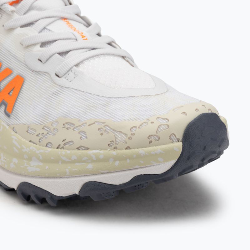 Buty do biegania męskie HOKA Speedgoat 6 white/neon tangerine 7