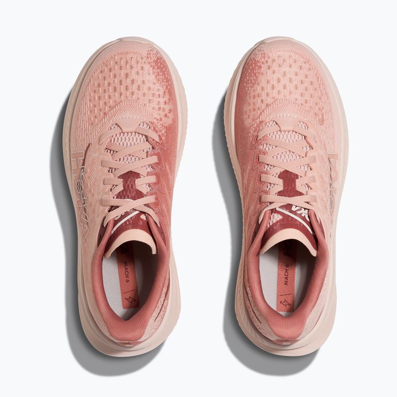 Buty do biegania damskie HOKA Mach 6 roselatte/blush 8