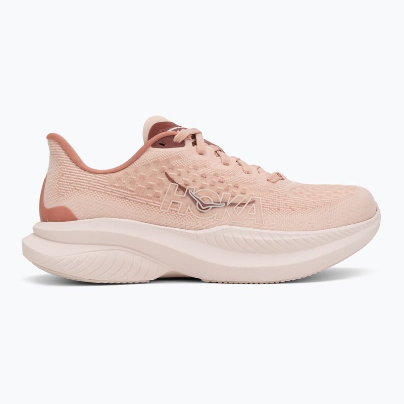Buty do biegania damskie HOKA Mach 6 roselatte/blush 2