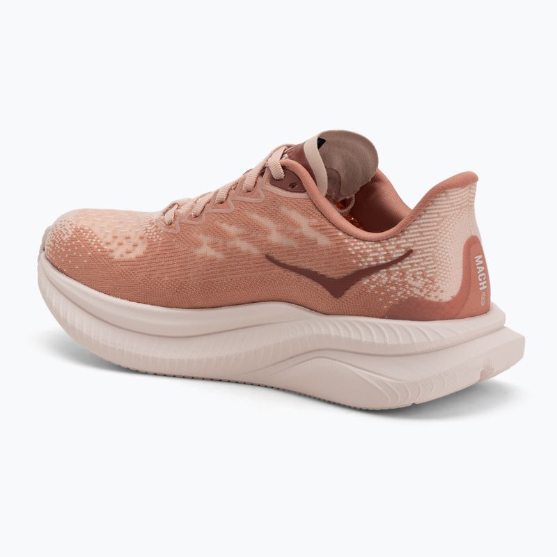 Buty do biegania damskie HOKA Mach 6 roselatte/blush 3