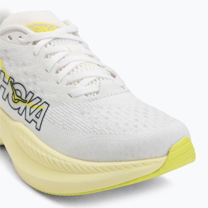 Buty do biegania damskie HOKA Mach 6 white/neon hoka citrus 7