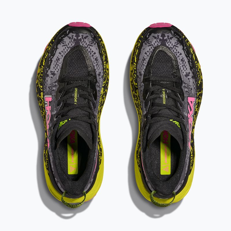 Buty do biegania damskie HOKA Speedgoat 6 black/neon rose 8