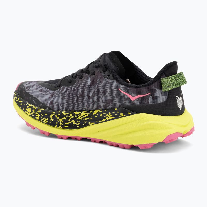 Buty do biegania damskie HOKA Speedgoat 6 black/neon rose 3