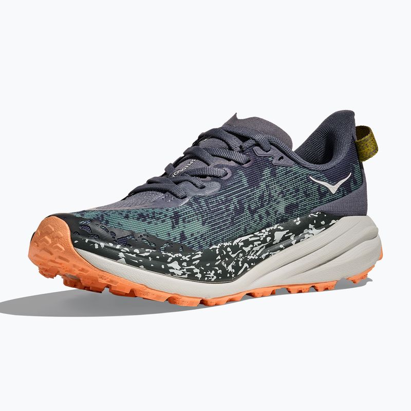Buty do biegania damskie HOKA Speedgoat 6 grey skies/cosmic grey 4