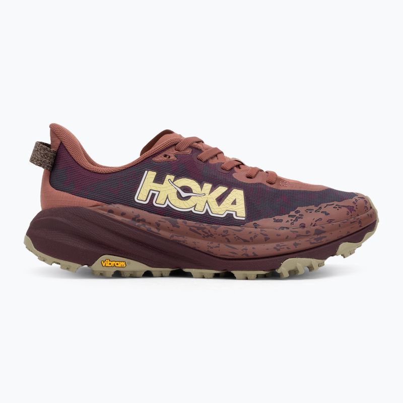 Buty do biegania damskie HOKA Speedgoat 6 rouge/black cherry 2