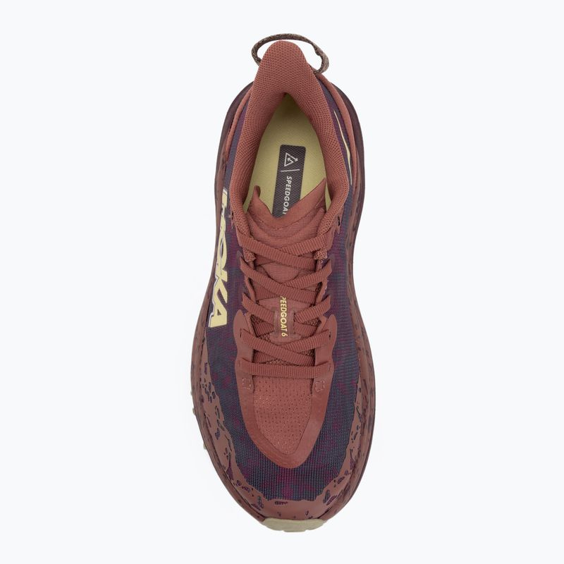 Buty do biegania damskie HOKA Speedgoat 6 rouge/black cherry 5