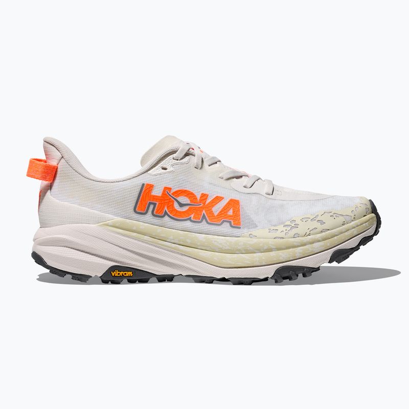 Buty do biegania męskie HOKA Speedgoat 6 Wide white/neon tangerine 2