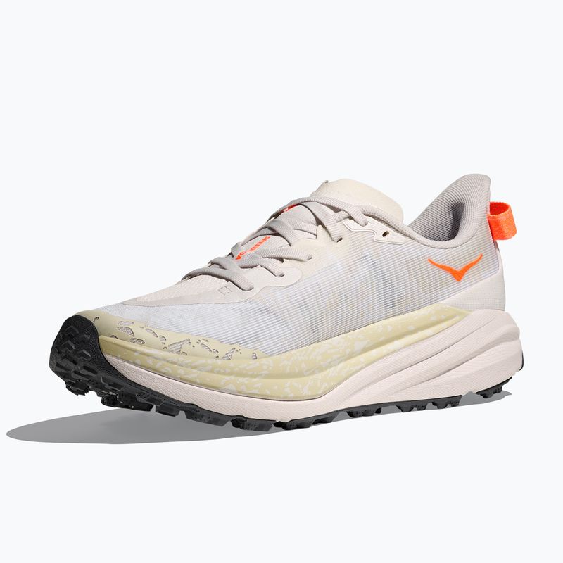 Buty do biegania męskie HOKA Speedgoat 6 Wide white/neon tangerine 4