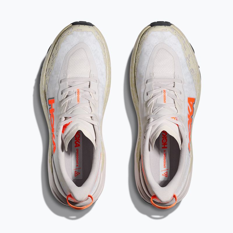 Buty do biegania męskie HOKA Speedgoat 6 Wide white/neon tangerine 8