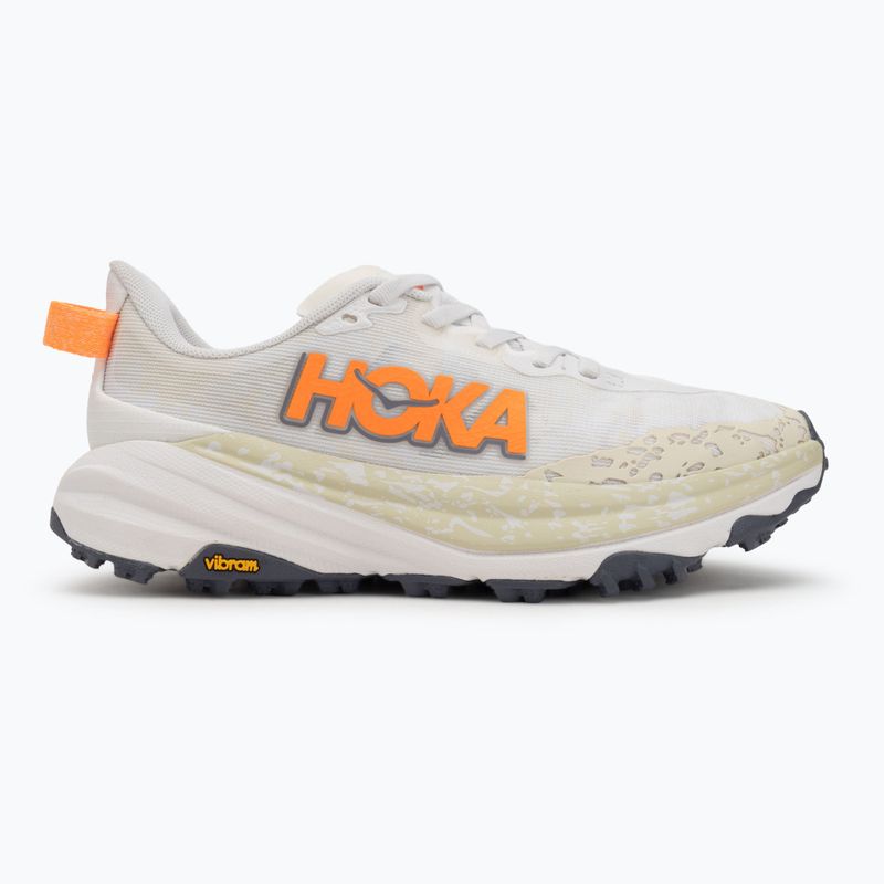Buty do biegania męskie HOKA Speedgoat 6 Wide white/neon tangerine 2