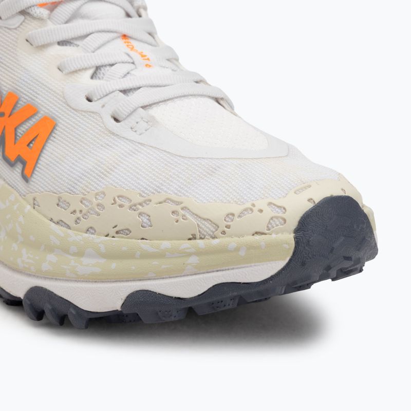 Buty do biegania męskie HOKA Speedgoat 6 Wide white/neon tangerine 7