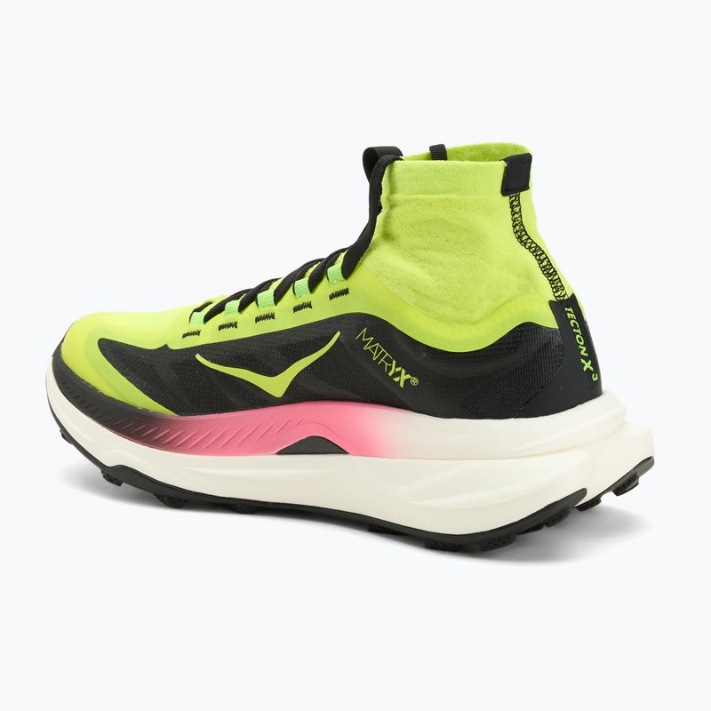Buty do biegania męskie HOKA Tecton X 3 neon hoka citrus/black 3