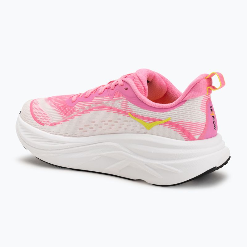 Buty do biegania damskie HOKA Skyflow neon rose/neon hoka citrus 3