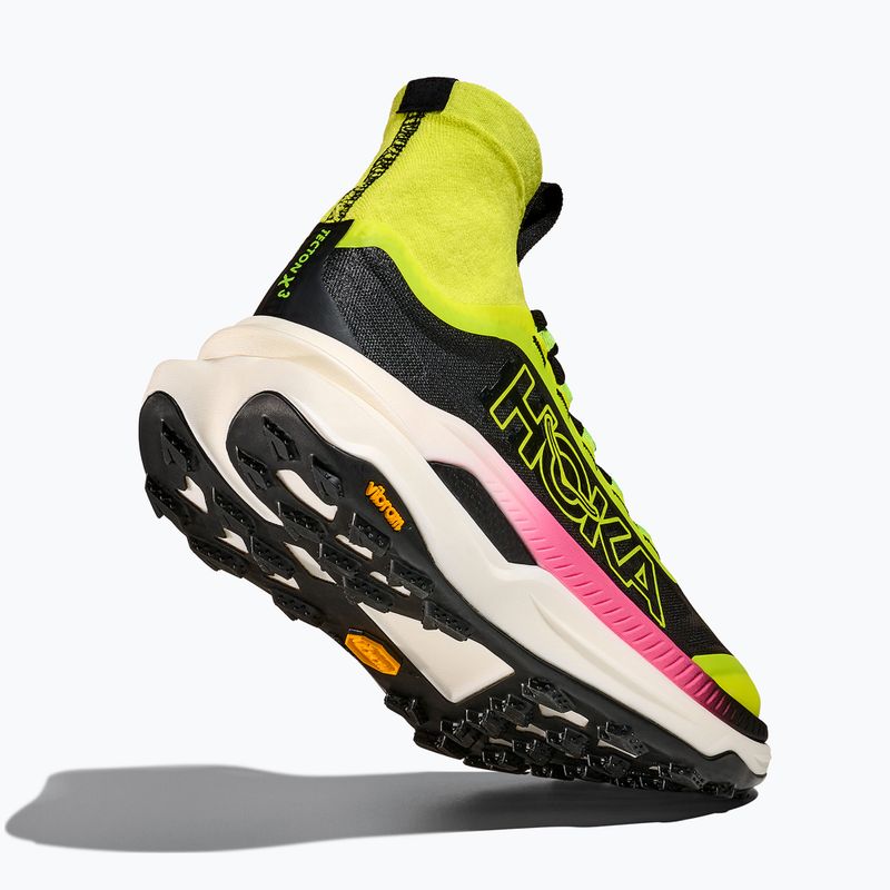 Buty do biegania damskie HOKA Tecton X 3 neon hoka citrus/black 5