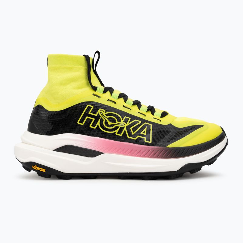 Buty do biegania damskie HOKA Tecton X 3 neon hoka citrus/black 2