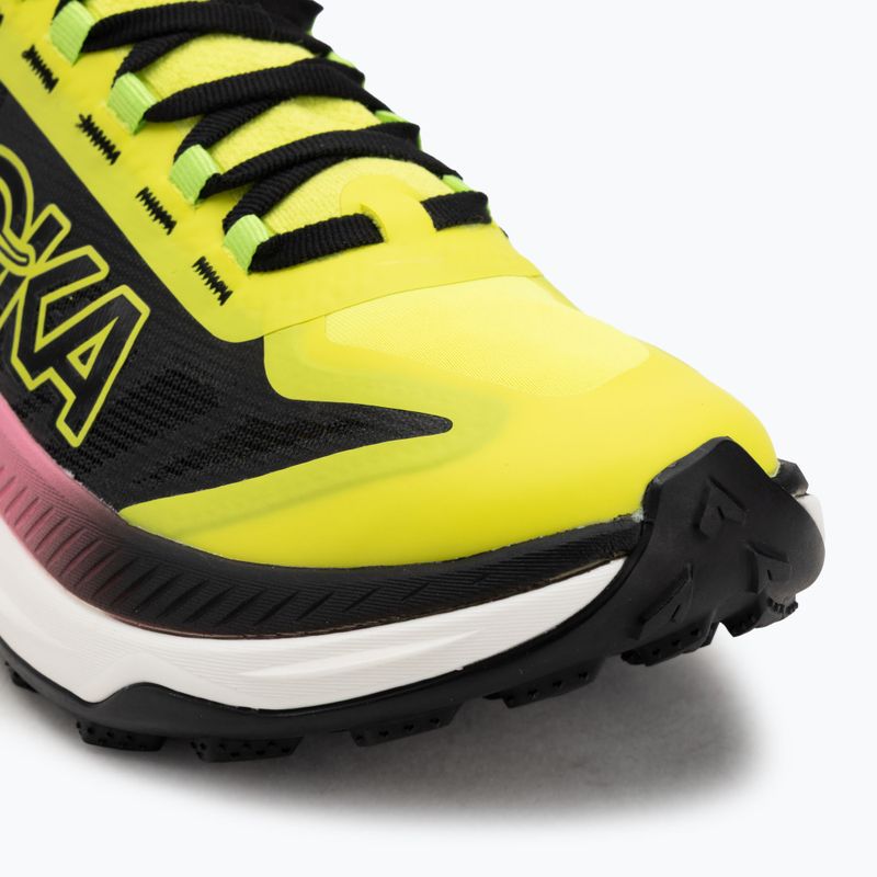 Buty do biegania damskie HOKA Tecton X 3 neon hoka citrus/black 7