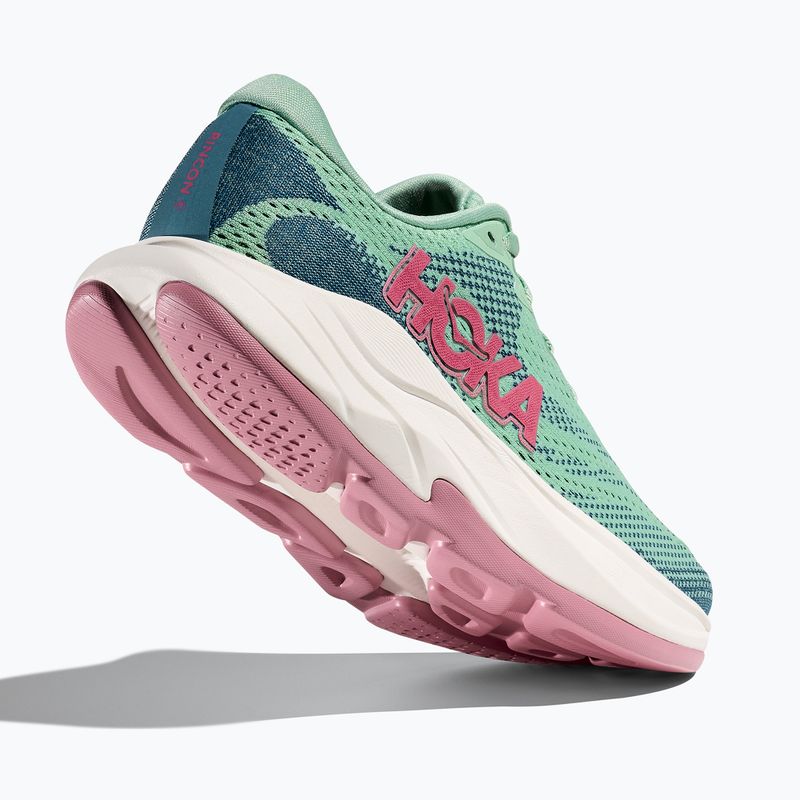 Buty do biegania damskie HOKA Rincon 4 jadeite/alpine blue 5