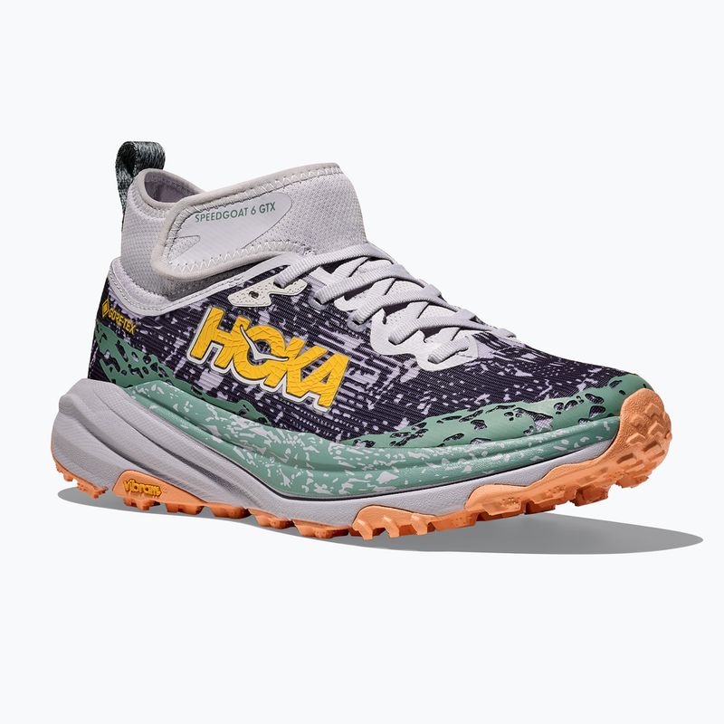 Buty do biegania damskie HOKA Speedgoat 6 MID GTX asteroid/cosmic grey 8