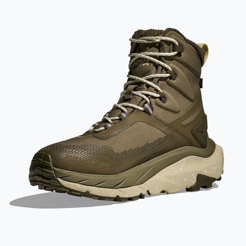 Buty trekkingowe męskie HOKA Kaha 2 Frost GTX antique olive/oyster mushroom 4