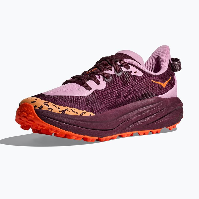 Buty do biegania dziecięce HOKA Speedgoat 6 flower nectar/neon tangerine 4