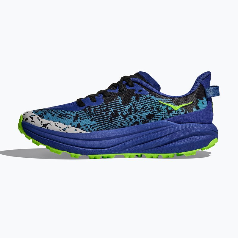 Buty do biegania dziecięce HOKA Speedgoat 6 night sky/neon lime 3