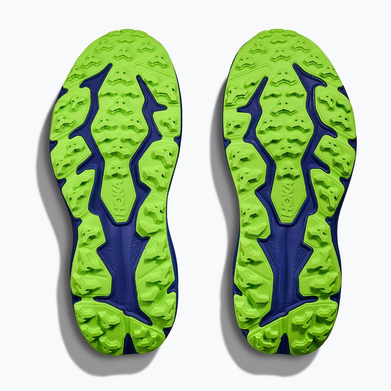 Buty do biegania dziecięce HOKA Speedgoat 6 night sky/neon lime 7