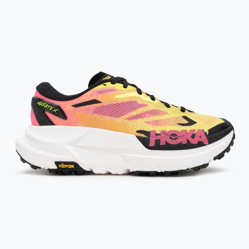 Buty do biegania męskie Hoka Mafate X neon hoka citrus/neon rose 2