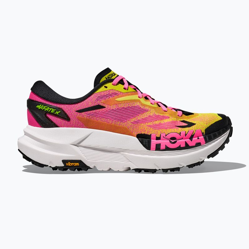 Buty do biegania męskie Hoka Mafate X neon hoka citrus/neon rose 2