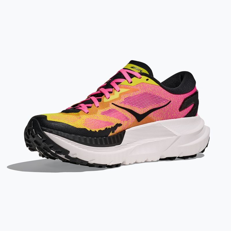Buty do biegania męskie Hoka Mafate X neon hoka citrus/neon rose 4