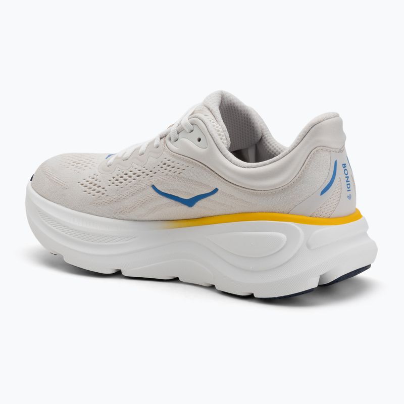 Buty do biegania męskie HOKA Bondi 9 white/grout 3