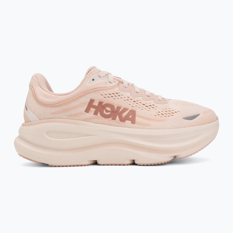 Buty do biegania damskie HOKA Bondi 9 rose latte/rose cream 2