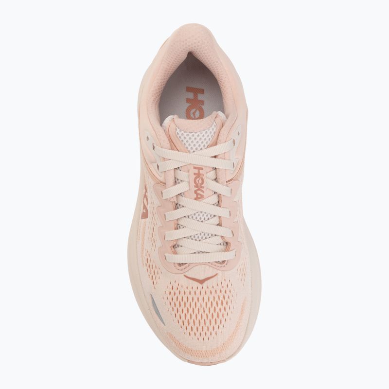 Buty do biegania damskie HOKA Bondi 9 rose latte/rose cream 5