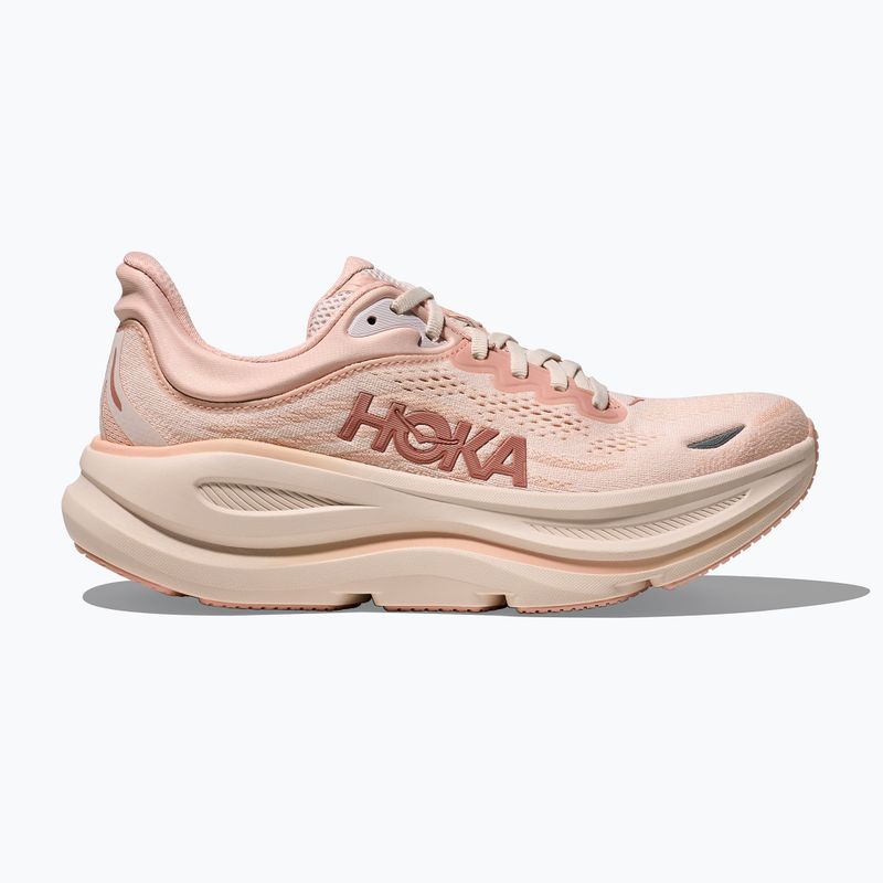 Buty do biegania damskie Hoka Bondi 9 rose latte/rose cream 2