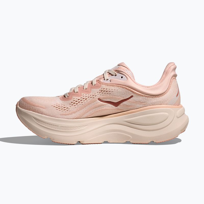 Buty do biegania damskie Hoka Bondi 9 rose latte/rose cream 3