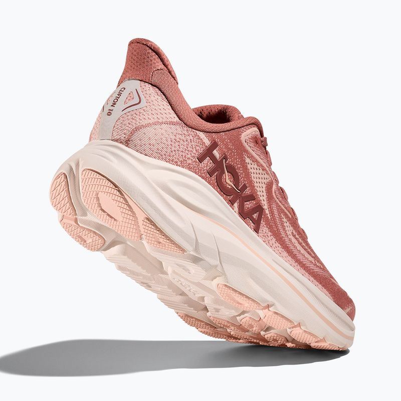 Buty do biegania damskie HOKA Clifton 10 blush/rose latte 5