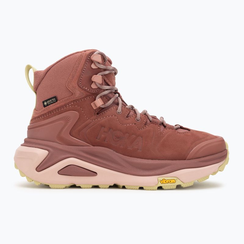 Buty trekkingowe damskie HOKA Kaha 3 GTX rouge/rose latte 2
