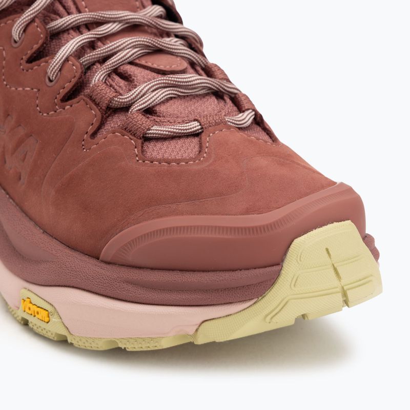 Buty trekkingowe damskie HOKA Kaha 3 GTX rouge/rose latte 7