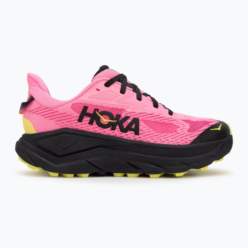 Buty do biegania damskie HOKA Challenger 8 neon rose/black 2