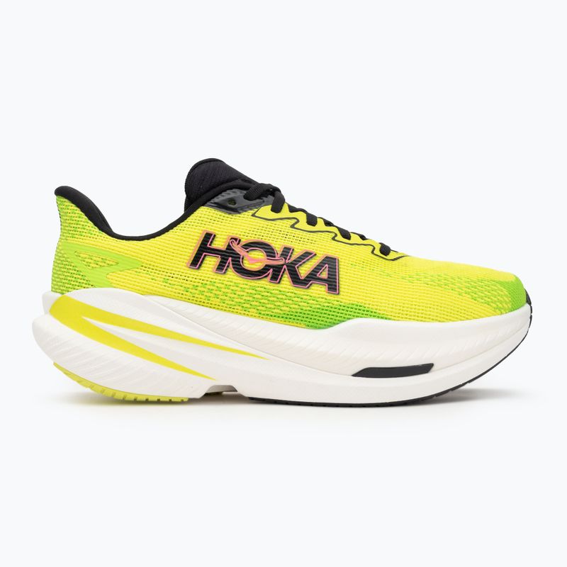 Buty do biegania męskie Hoka Mach X 3 neon hoka citrus/neon lime 2