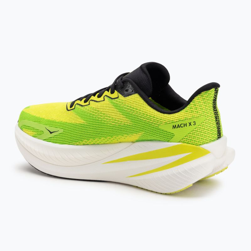 Buty do biegania męskie Hoka Mach X 3 neon hoka citrus/neon lime 3