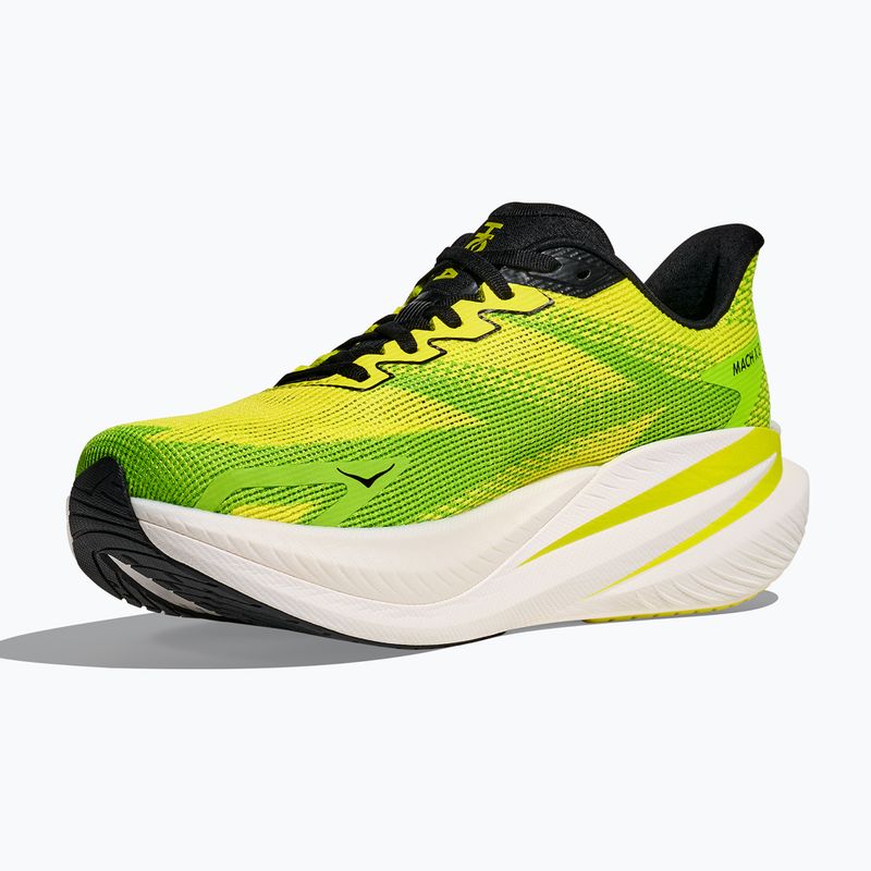 Buty do biegania męskie Hoka Mach X 3 neon hoka citrus/neon lime 4