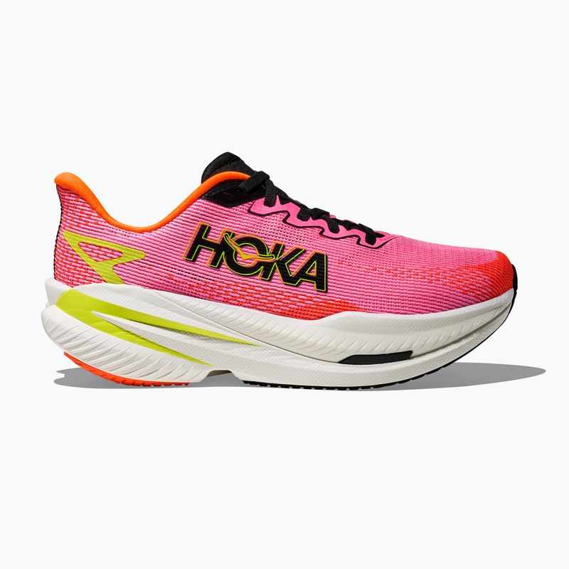 Buty do biegania damskie Hoka Mach X 3 neon rose/neon tangerine 2